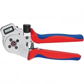 Čtyřtrnové lisovací kleště pro stočené kontakty Knipex 97 52 65 DG A