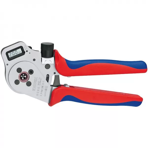 Čtyřtrnové lisovací kleště pro stočené kontakty Knipex 97 52 65 DG A