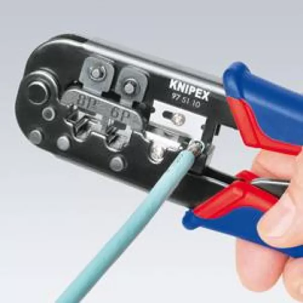 Lisovací kleště pro konektory Western Knipex 97 51 10