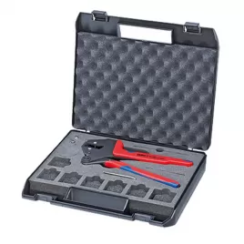 Víceúčelové systémové lisovací kleště pro vyměnitelné lisovací profily Knipex MultiCrimp 97 43 200
