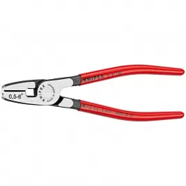 Lisovací kleště na koncové dutinky s čelním zaváděním Knipex 97 81 180