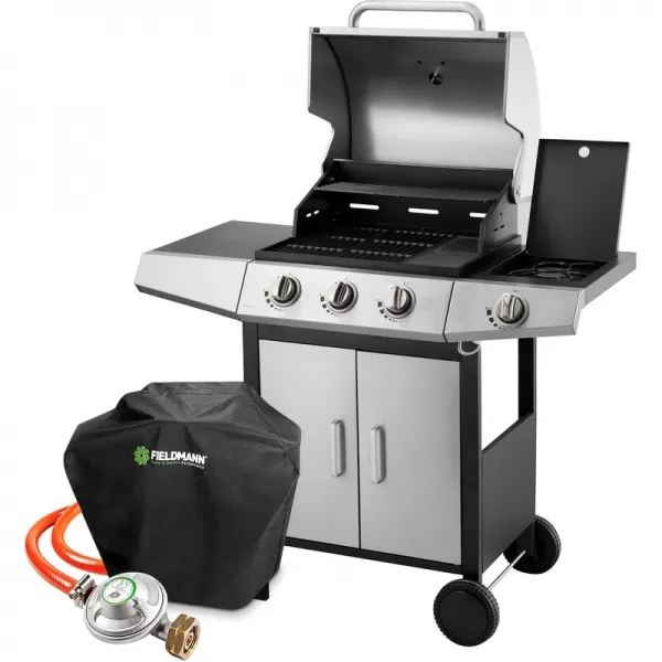 Plynový gril 3+1 hořáky + obal FZG 9050 FIELDMANN FZG 3010