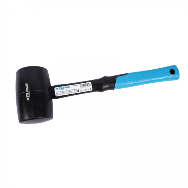 Palička gumová černá - sklolaminátová násada 69mm Xtline XT0481R