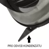 Nerezová větrací mřížka s přírubou, krytem a síťkou Ø 100 mm DALAP 99332