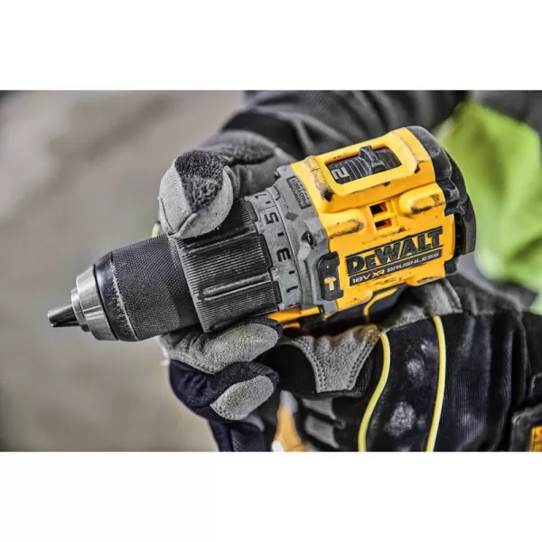 Aku příklepová vrtačka 18V 2x5,0Ah DeWALT DCD805P2T+85dílná sada vrtáků a bitů DT70763