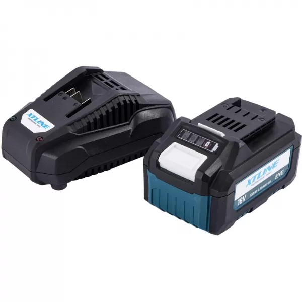 Aku baterie Li-Ion 18 V, 5 Ah EVE + nabíječka 3.5 A Xtline XT102889