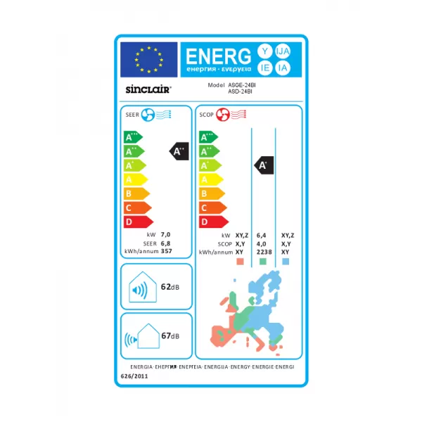 Kanálová klimatizace SINCLAIR ASD-24BI