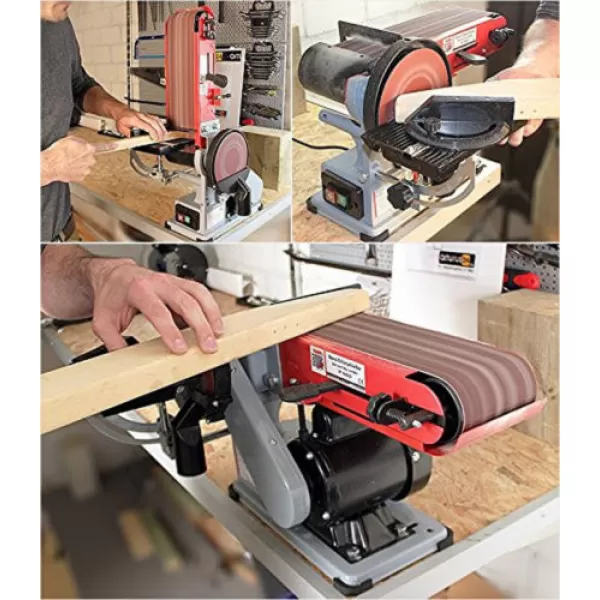 Pásová a čelní bruska 230V Holzmann BT 46ECO