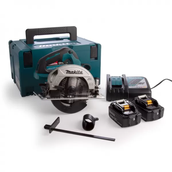Aku bezuhlíková okružní pila 18V 2x5,0Ah Makita DHS660RTJ