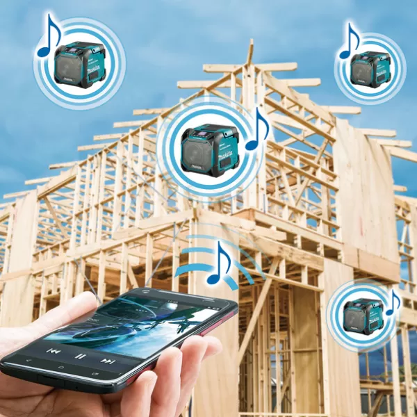 Aku přehrávač s Bluetooth 10,8V-18V bez aku Makita DMR203