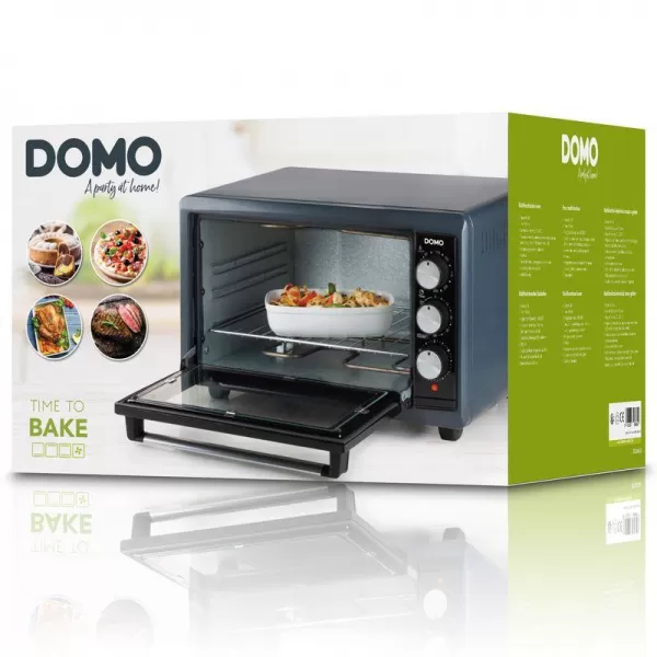 Horkovzdušná mini trouba s grilem DOMO DO518GO 38 ltr