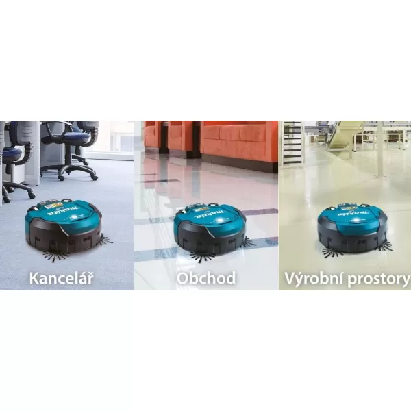 Aku robotický vysavač 2x18V bez aku Makita DRC200Z