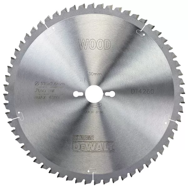Pilový kotouč 305x30mm 60z ATB -5° DeWALT DT4260