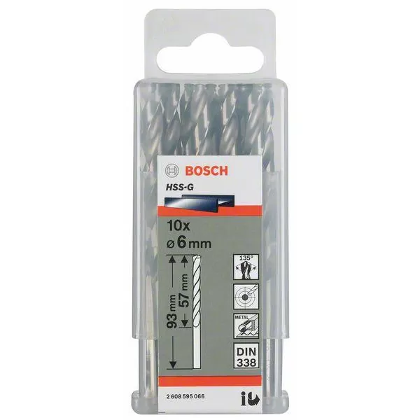 Vrták do kovu HSS-G, Standard 1,7 x 20 x 43 mm Bosch 2608585472