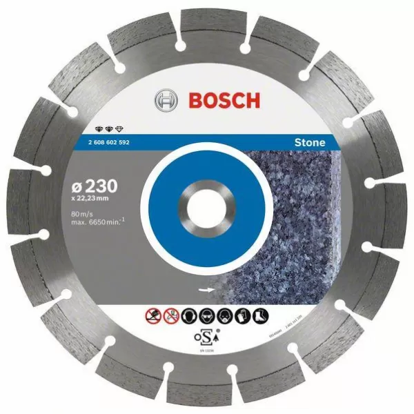 Diamantový dělicí kotouč Expert for Stone 125 x 22,23 x 2,2 x 12 mm Bosch 2608602589