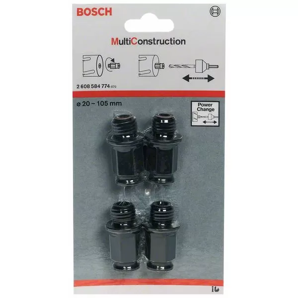 4dílná sada adaptérů Bosch 2608584774