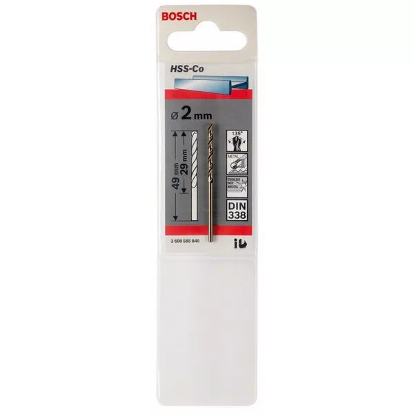 Vrták do kovu HSS-Co, Standard 7 x 69 x 109 mm Bosch 2608585858