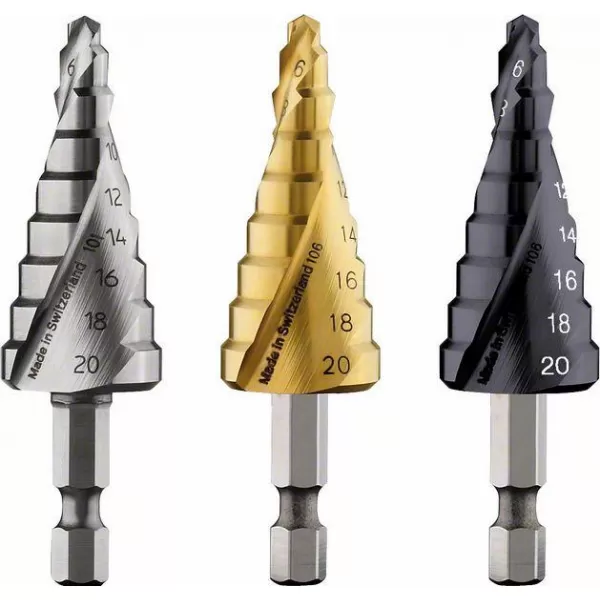 Stupňovitý vrták HSS, šestihranná stopka 4 - 20 mm, 1/4", 70,5 mm Bosch 2608597524