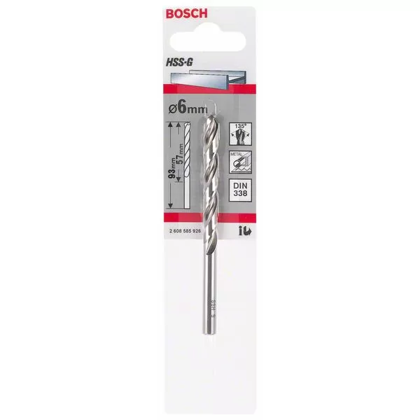 Vrták do kovu HSS-G, Standard 4,5 x 47 x 80 mm Bosch 2608585920