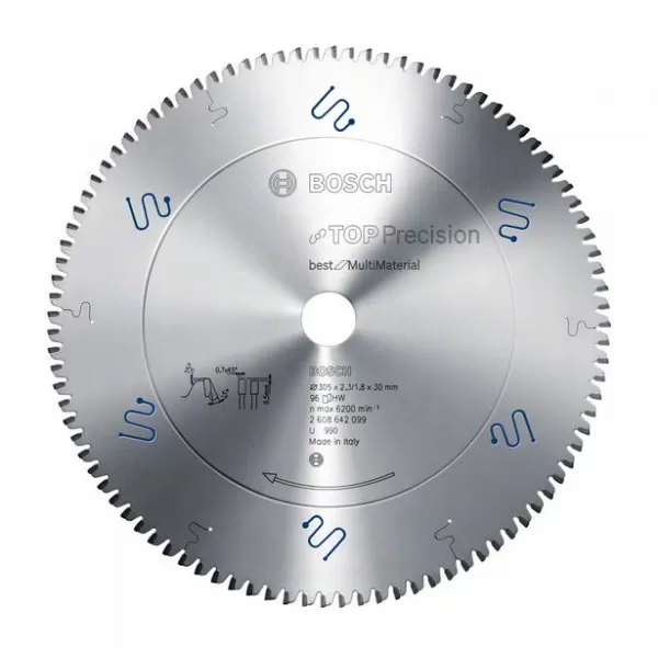 Pilový kotouč do okružních pil Top Precision Best for Multi Material 210 x 30 x 2,3 mm, 54 Bosch