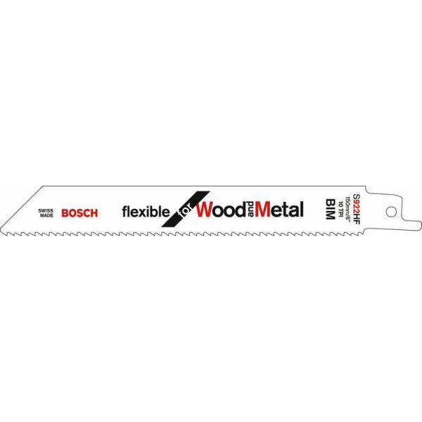 Pilový plátek do pily ocasky S 922 HF Flexible for Wood and Metal Bosch