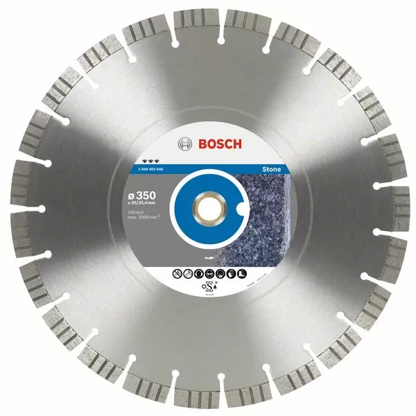 Diamantový dělicí kotouč Best for Stone 300 x 20/25,4 x 2,8 x 15 mm Bosch 2608602647