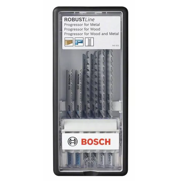 6dílná sada pilových plátků Robust Line Progressor, se stopkou U U 123 X; U 234 X; U 345 XF Bosch