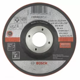 Polopružný hrubovací kotouč WA 46 BF, 115 mm, 22,23 mm, 3,0 mm Bosch