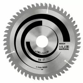 Pilový kotouč Multi Material 190 x 30 x 2,4 mm, 54 Bosch