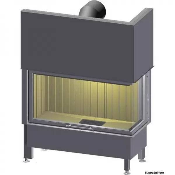 Krbová vložka výška dvířek LINEAR 522mm horní zdvih SPARTHERM VARIA 2R-100h-4S