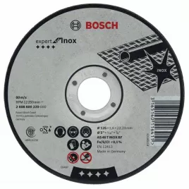 Dělicí kotouč rovný na nerez (Inox) AS 46 T INOX BF, 115 mm, 22,23 mm, 1,6 mm Bosch 2608600215