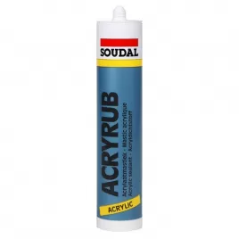 Akrylový tmel 310ml Soudal ACRYRUB