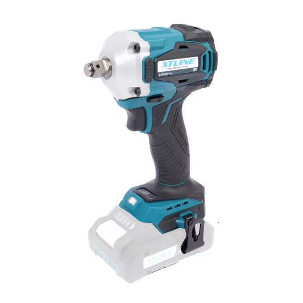 Aku rázový utahovák na 1/2" hlavice bezuhlíkový 18V/ bez aku 400 Nm Xtline XT102832