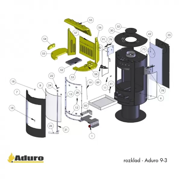 Krbová kamna Aduro 9-3