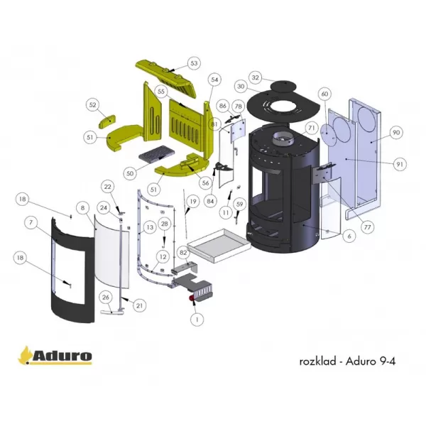 Krbová kamna Aduro 9-4