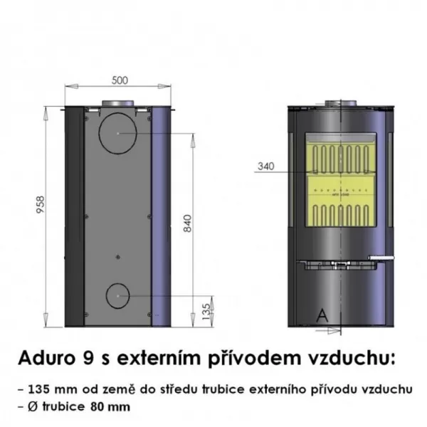 Krbová kamna Aduro 9-air