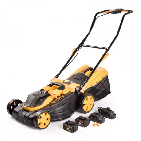 Aku sekačka 20V 2x4,0 Ah Riwall PRO RALM 3820 set AM18E2001003B