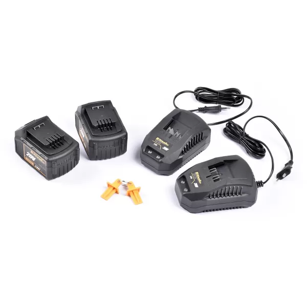 Aku sekačka 20V 2x4,0 Ah Riwall PRO RALM 3820 set AM18E2001003B