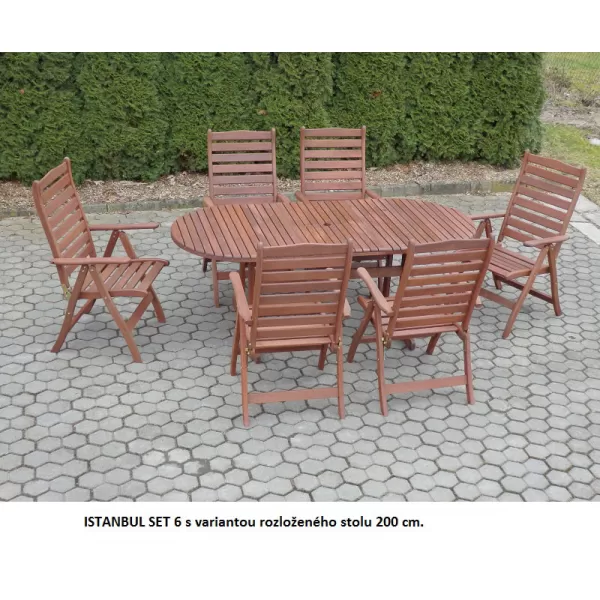 Zahradní sestava Meranti ISTANBUL SET 6 V-Garden 26ISTANBUL_6set