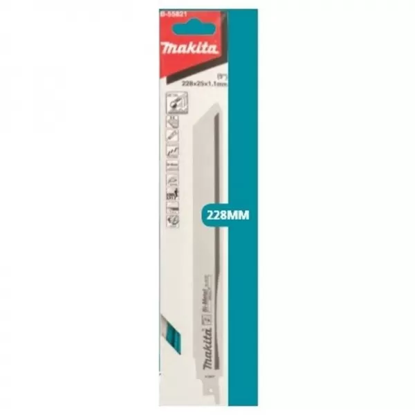 Pilový plátek na kov, 228mm x 1,1mm x 14-18TPI Makita B-55821