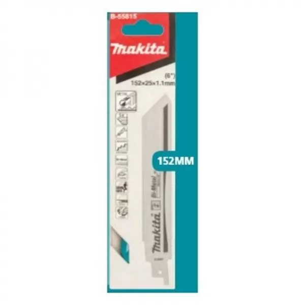 Pilový plátek na kov, 152mm x 1,1mm x 14-18TPI Makita B-55815