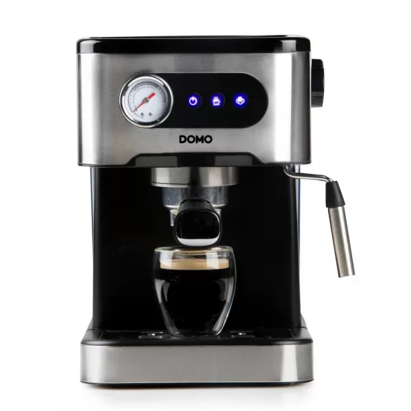 Espresso kávovar pákový - černý - DOMO DO1138K