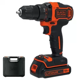 Dvourychlostní aku vrtačka 18V 1,5Ah Black&Decker BDCDD186K
