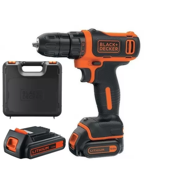 Aku vrtačka 10,8V 2x1,5Ah Black&Decker BDCDD12KB