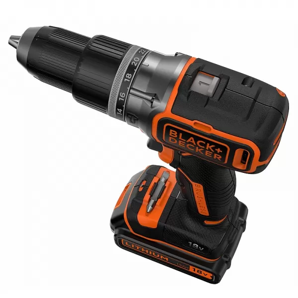 Příklepová dvourychlostní aku vrtačka 18V 1,5Ah Black&Decker BL188K