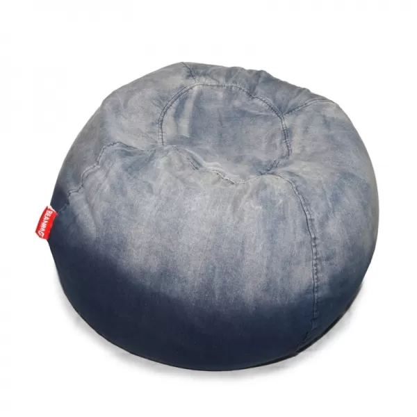Sedací vak Jeans Round blue BeanBag