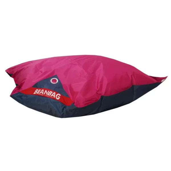 Sedací pytel 189x140 duo pink - jeans BeanBag