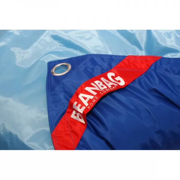 Sedací pytel 189x140 duo dark blue - cyan BeanBag