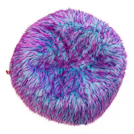 Sedací vak Shaggy Multicolor pink-violet-blue BeanBag