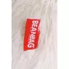 Sedací vak Shaggy White BeanBag